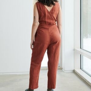 Linenfox Evelyn Jumpsuit - Stripes